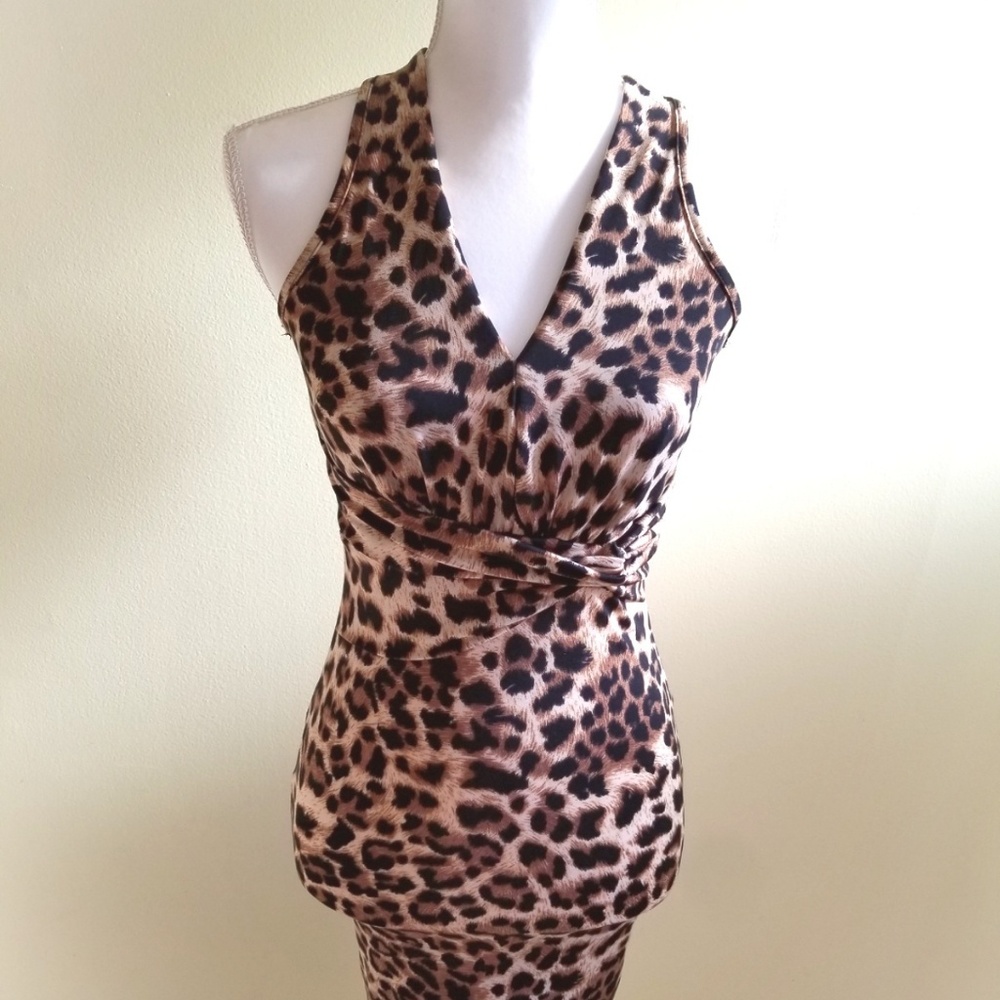 Leopardo dress...vestido leopardo